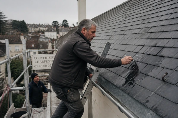 Recherche de fuite et réparation de toiture à Sceaux